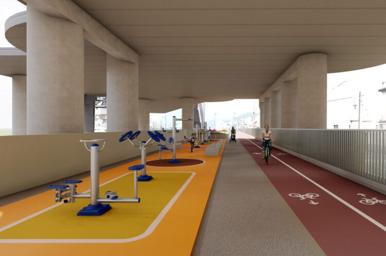 Progettazione BIM percorsi ciclabili e pedonali