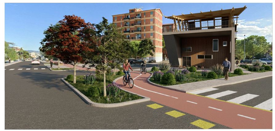 modellazione bim render viabilità